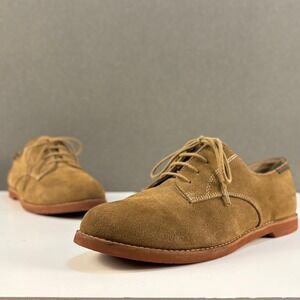 G.H. Bass Co. Suede Lace Up Oxford Shoes Women‎ Size 10 Brown Casual Comfort